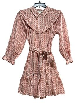 NWOT Cleobella Ruffle Mini Knee Length Dress Women's Size XL